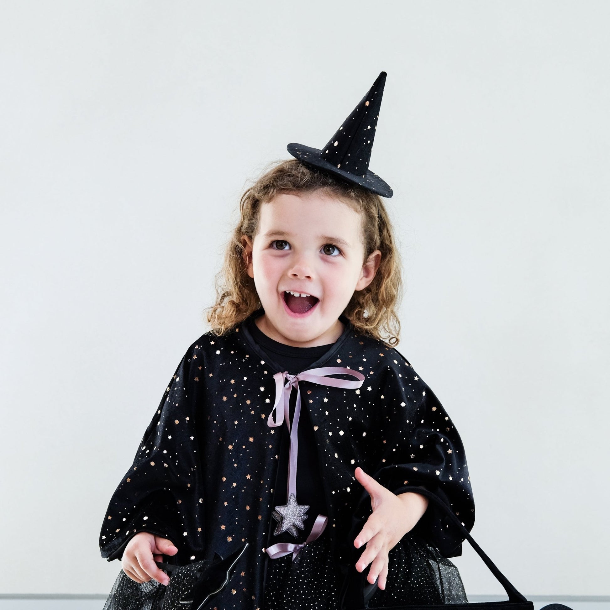 Raven starry velvet witch cape Mimi & Lula - enjoykidsus