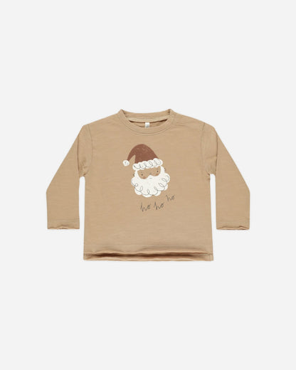 Raw Edge Long Sleeve Tee || Santa Rylee + Cru - enjoykidsus