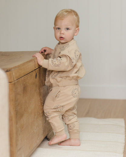 Relaxed Fleece Sweatpant || Lions Quincy Mae - enjoykidsus