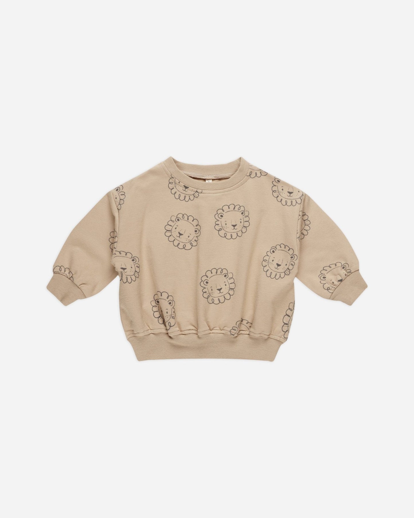 Relaxed Fleece Sweatshirt || Lions Quincy Mae - enjoykidsus