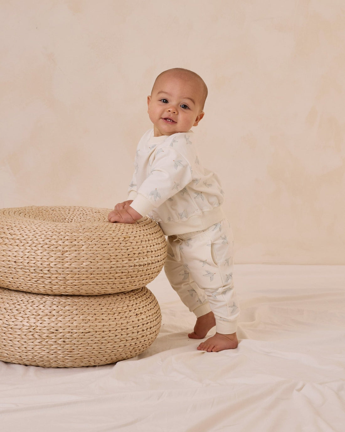 Relaxed Sweatpant || Birds Quincy Mae