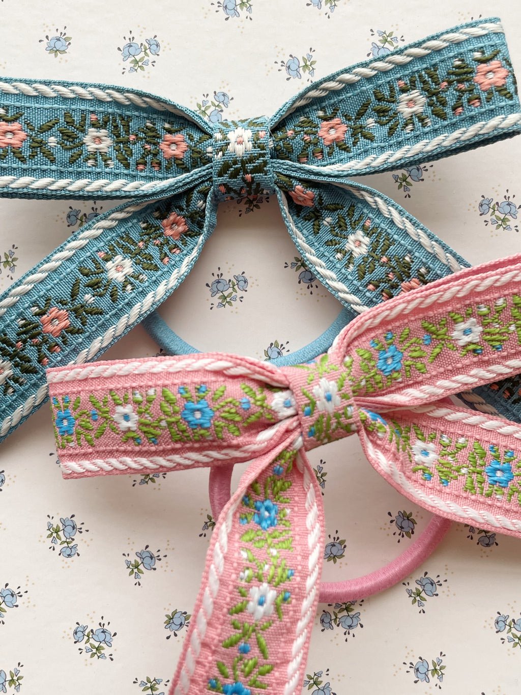 RIBBON BOW ELASTIC 2 PACK - SORBET Konges Sløjd - enjoykidsus