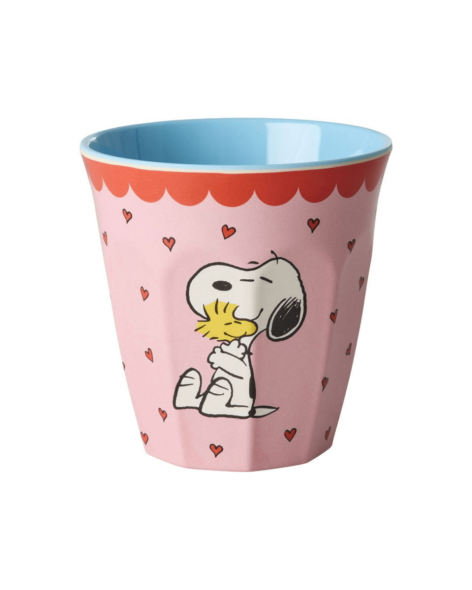 Rice by Rice Snoopy Melamine Cup - Pink | 8.45 oz Rice by Rice