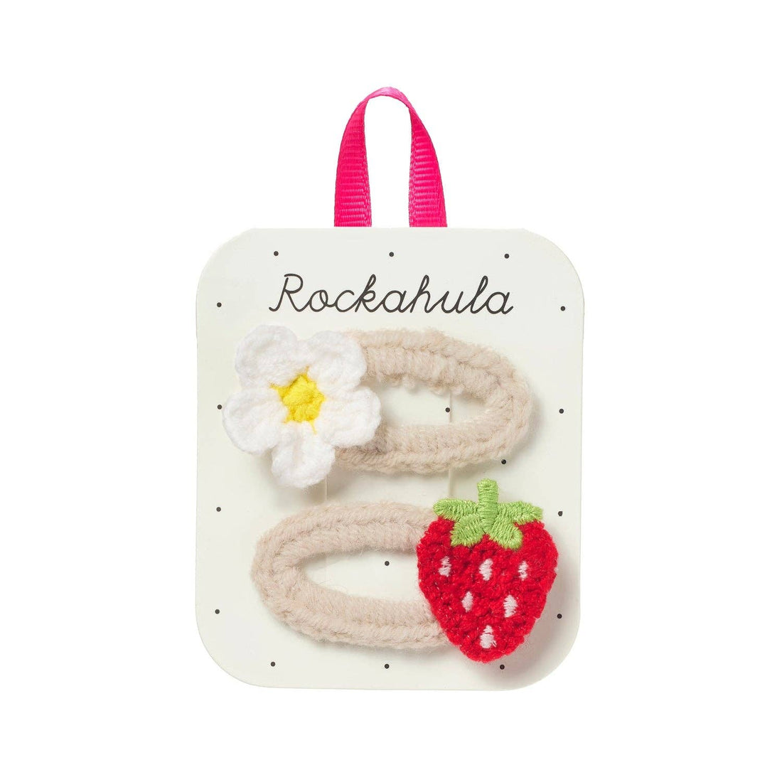 Rockahula - Crochet Daisy and Strawberry Clips Rockahula Kids