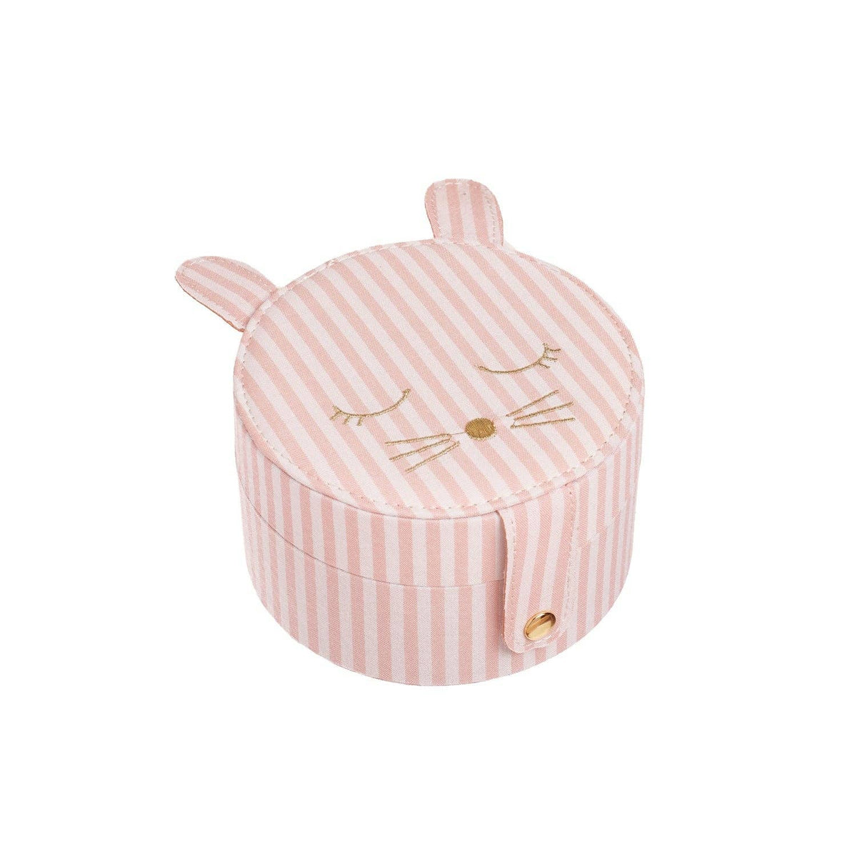 Rockahula - Stripy Bunny Round Jewellery Box Rockahula Kids