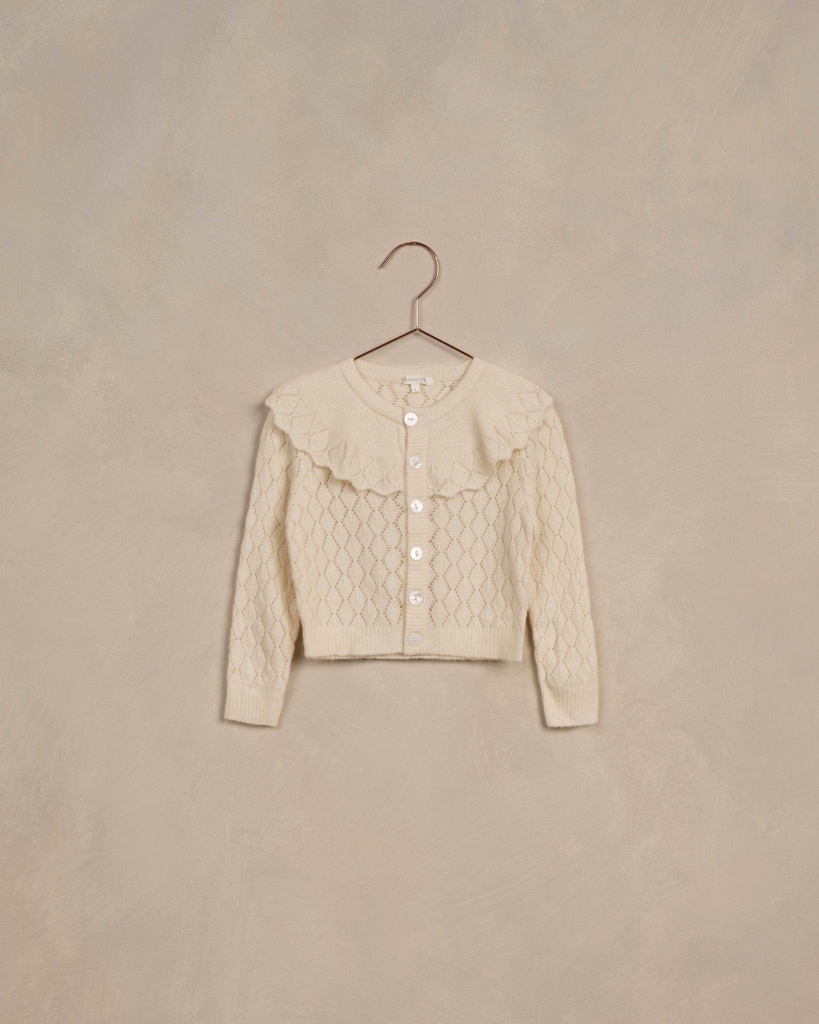 Noralee Ruffle Cardigan || Ivory Noralee