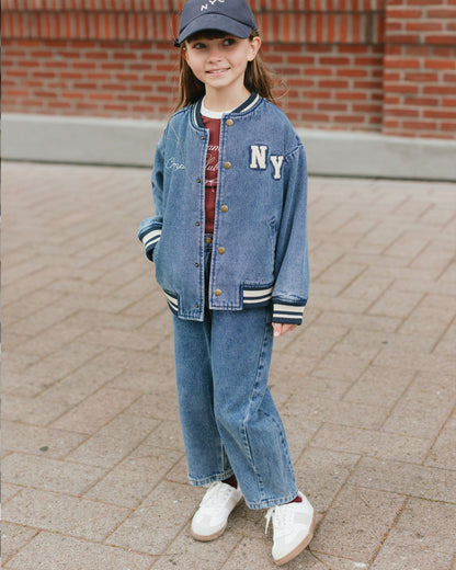 Rylee + Cru Barrel Pant || Indigo Denim Rylee + Cru