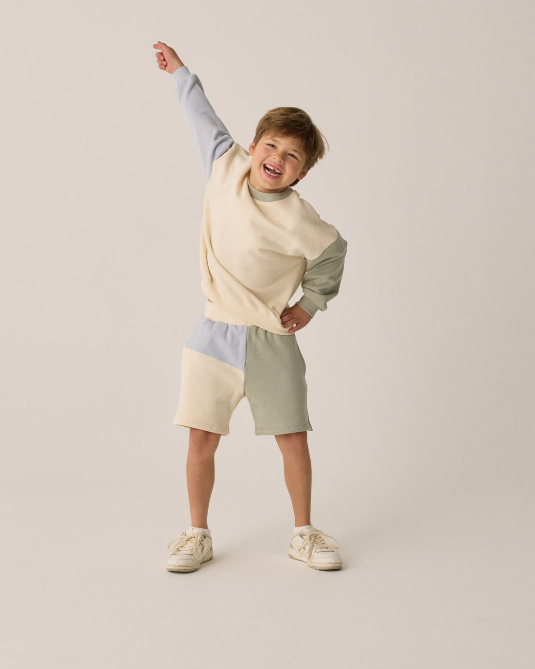 Rylee + Cru Boxing Short || Sage Color Block Rylee + Cru