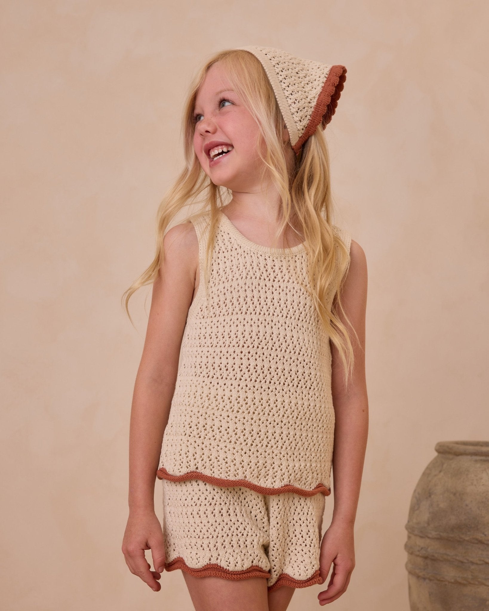 Rylee + Cru Crochet Scarf Headband || Natural Rylee + Cru