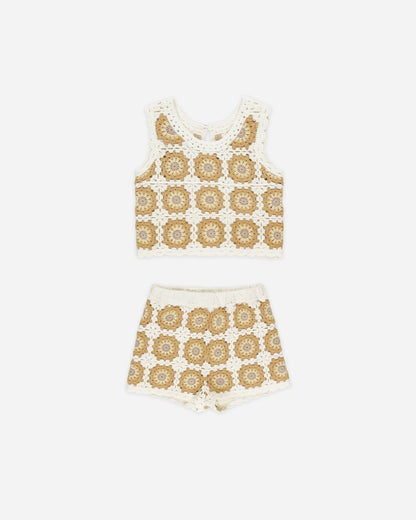 Rylee + Cru Crochet Tank Set || Marigold Daisy Rylee + Cru