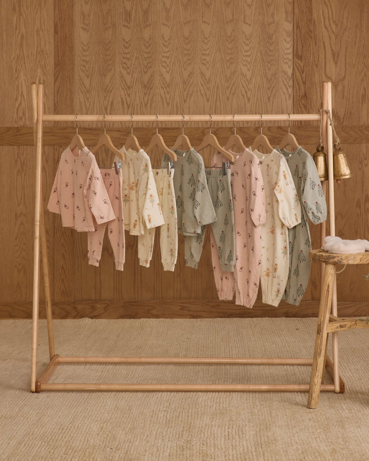 Rylee + Cru Long Sleeve Tee + Pant Set || Candy Canes Rylee + Cru