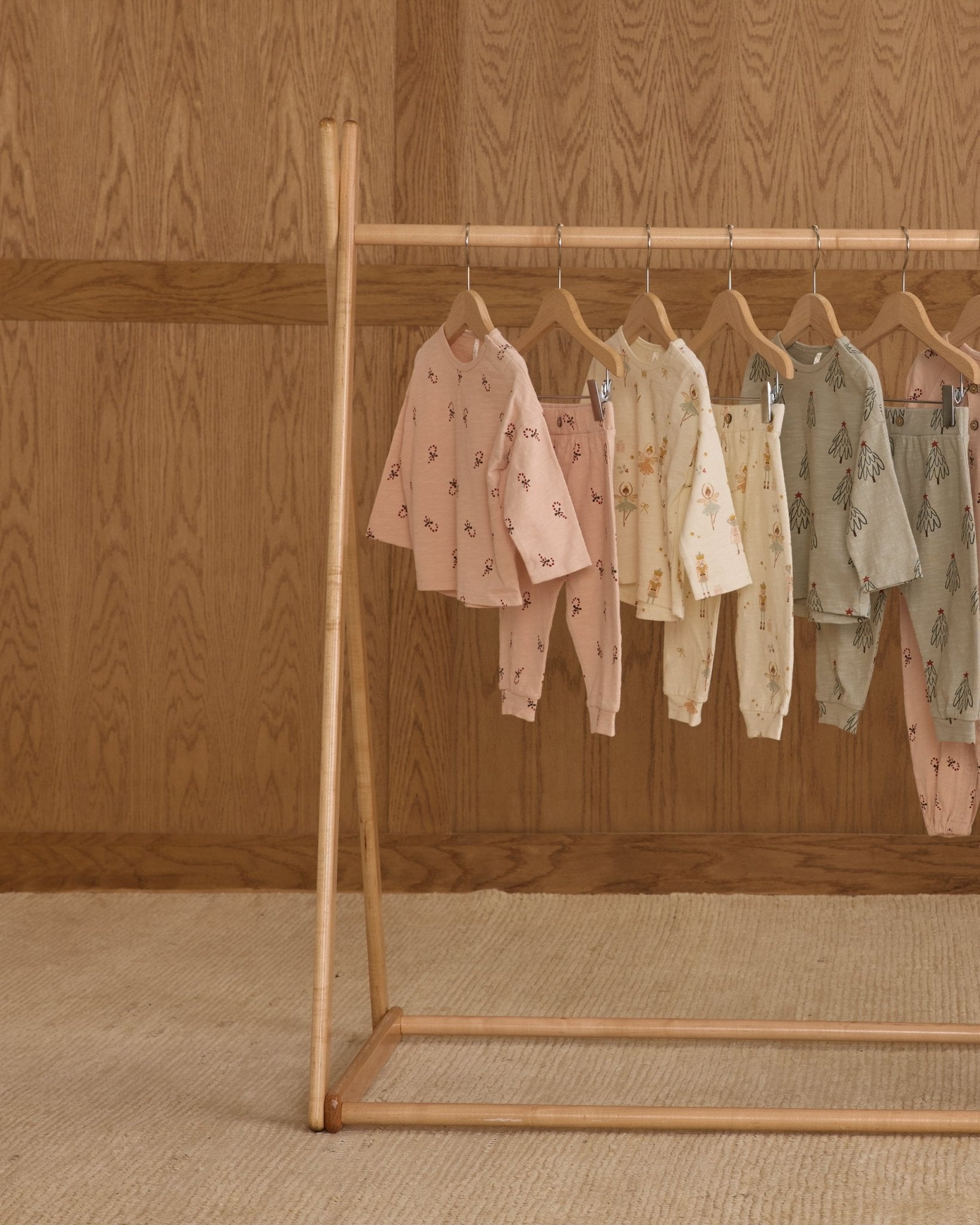 Rylee + Cru Long Sleeve Tee + Pant Set || Candy Canes Rylee + Cru