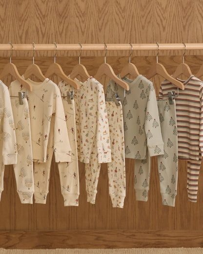 Rylee + Cru Organic Long Sleeve Pajama Set || Festive Rylee + Cru