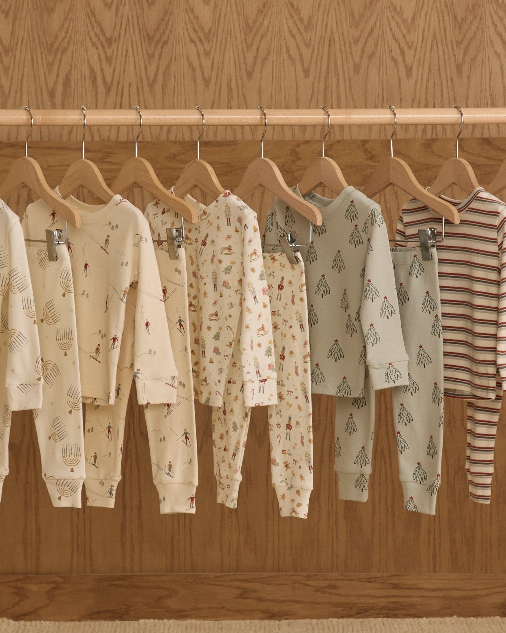 Rylee + Cru Organic Long Sleeve Pajama Set || Trees Rylee + Cru