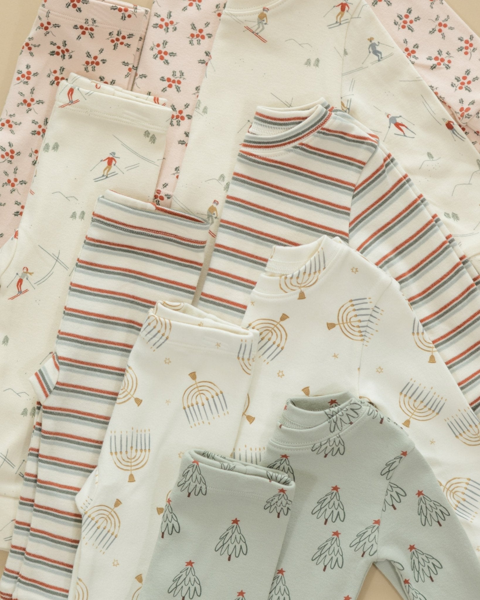 Rylee + Cru Organic Long Sleeve Pajama Set || Trees Rylee + Cru