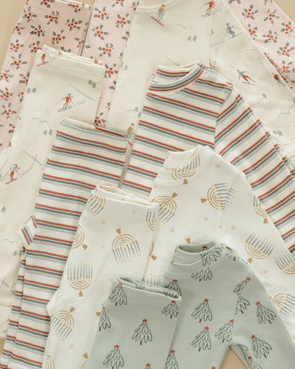 Rylee + Cru Organic Long Sleeve Pajama Set || Trees Rylee + Cru