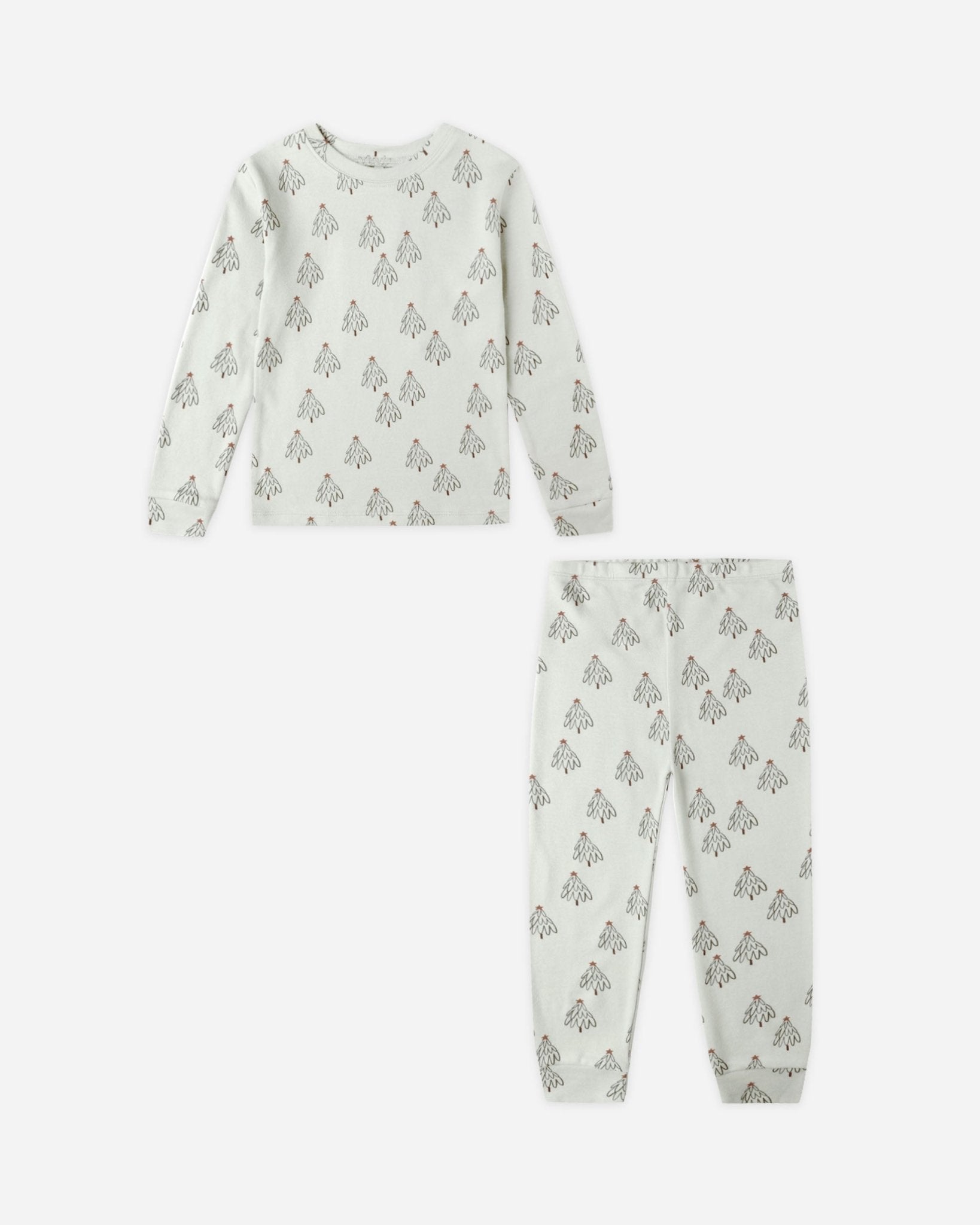 Rylee + Cru Organic Long Sleeve Pajama Set || Trees Rylee + Cru