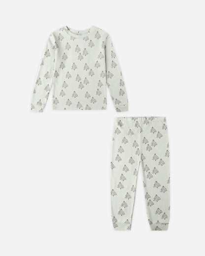 Rylee + Cru Organic Long Sleeve Pajama Set || Trees Rylee + Cru