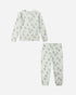 Rylee + Cru Organic Long Sleeve Pajama Set || Trees Rylee + Cru