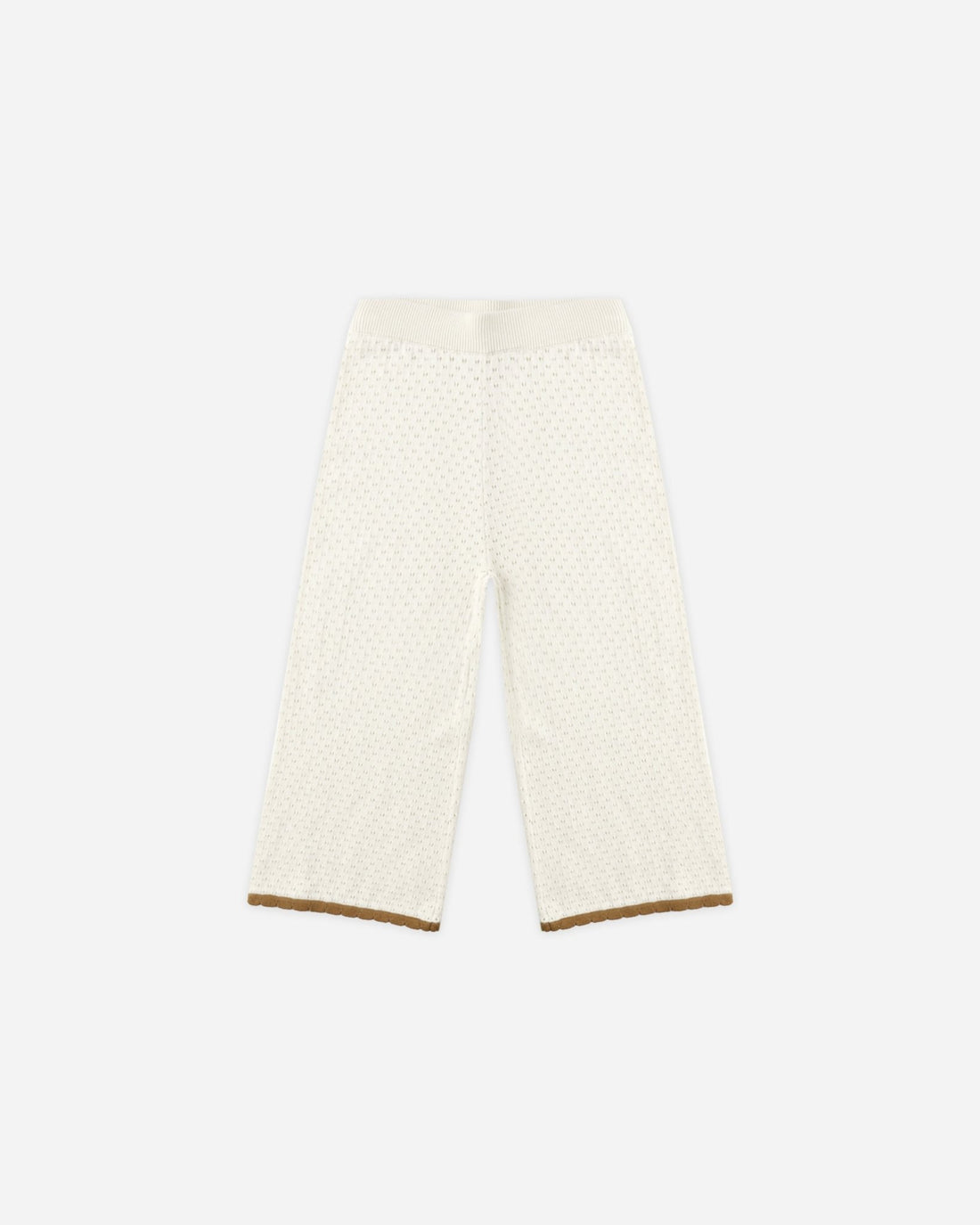 Rylee + Cru Pointelle Knit Pant || Natural Rylee + Cru