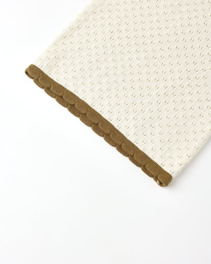 Rylee + Cru Pointelle Knit Pant || Natural Rylee + Cru