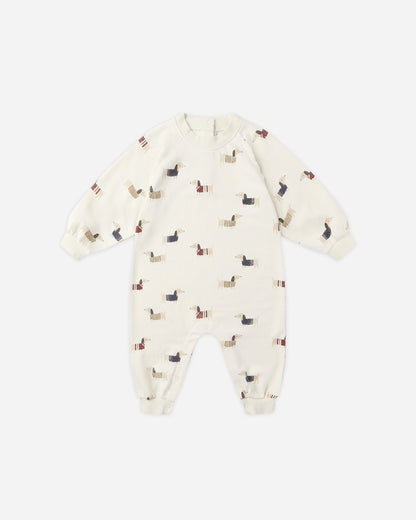 Rylee + Cru Raglan Jumpsuit || Dachshund Rylee + Cru