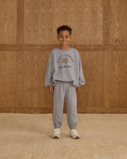 Rylee + Cru Relaxed Jogger || Dusty Blue Rylee + Cru