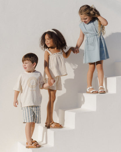 Rylee + Cru Remi Shorts || Marigold Stripe Rylee + Cru