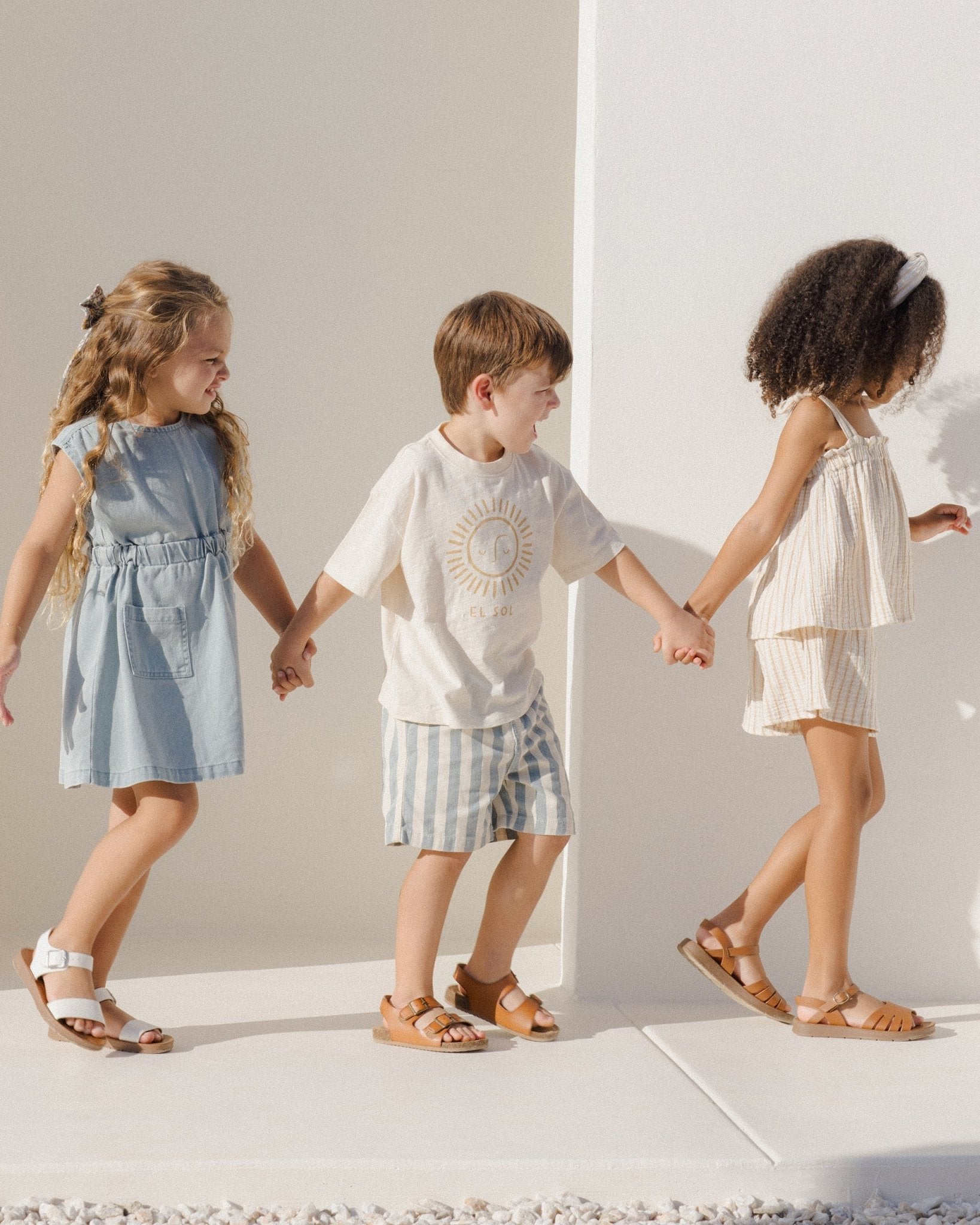 Rylee + Cru Remi Shorts || Marigold Stripe Rylee + Cru