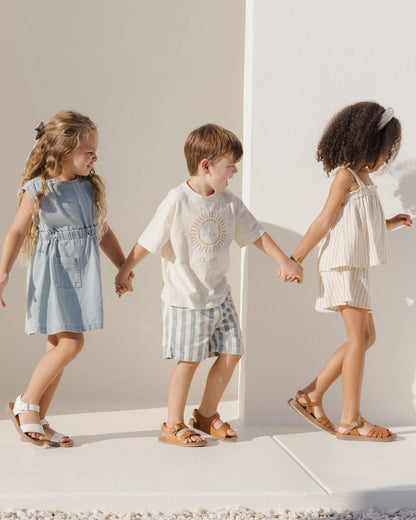 Rylee + Cru Remi Shorts || Marigold Stripe Rylee + Cru