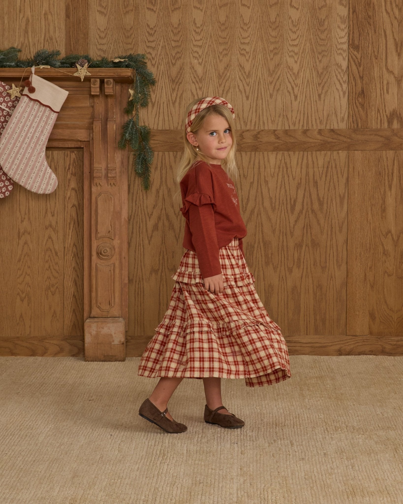 Rylee + Cru Ruffle Long Sleeve Tee || Merry + Bright Rylee + Cru