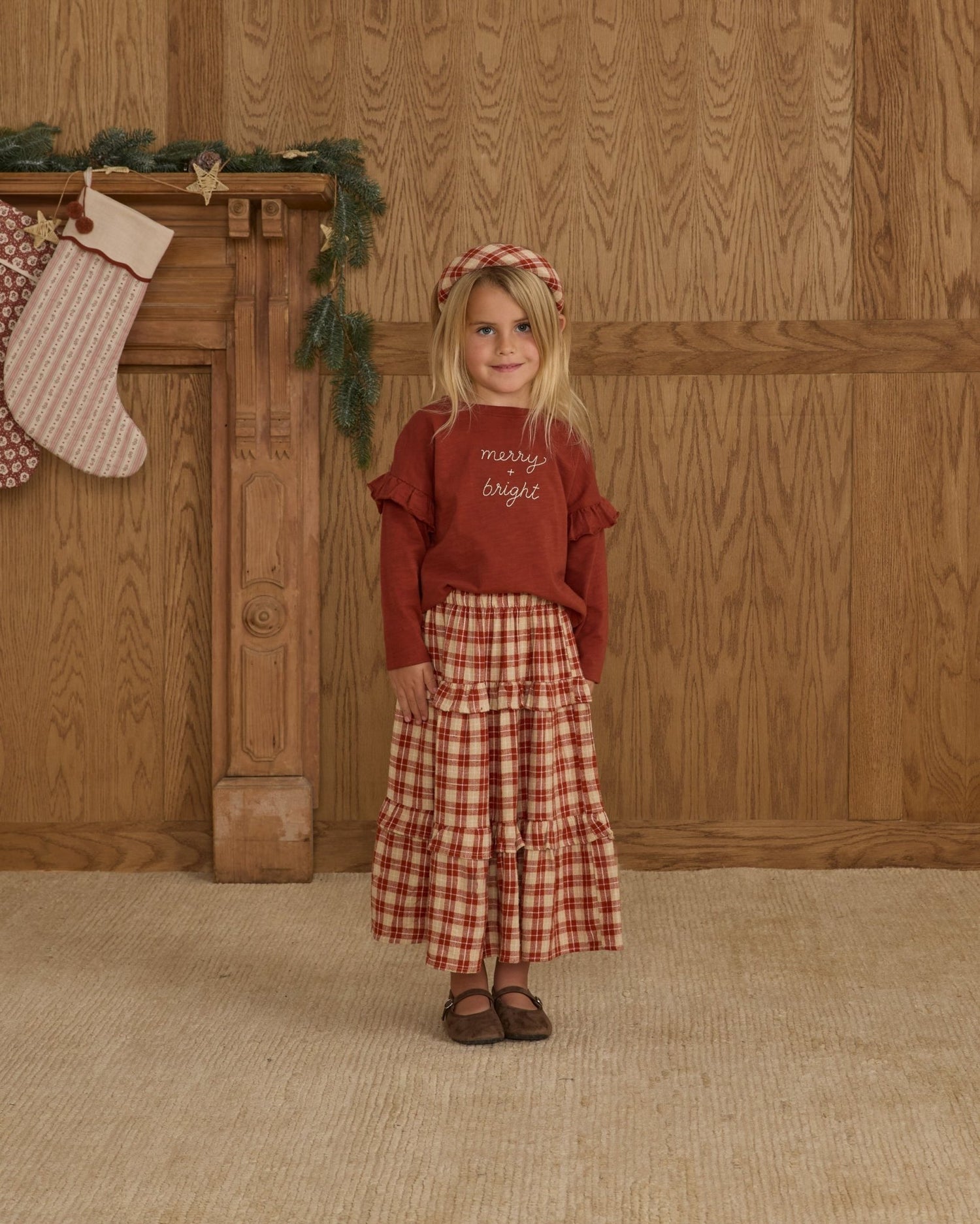 Rylee + Cru Ruffle Long Sleeve Tee || Merry + Bright Rylee + Cru