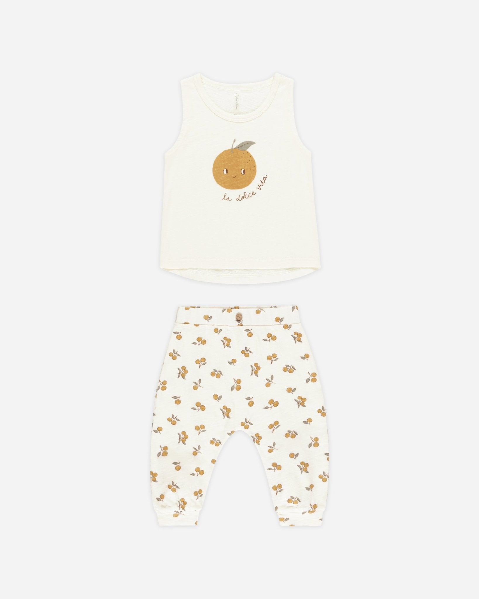 Rylee + Cru Tank + Slouch Pant Set || Oranges Rylee + Cru