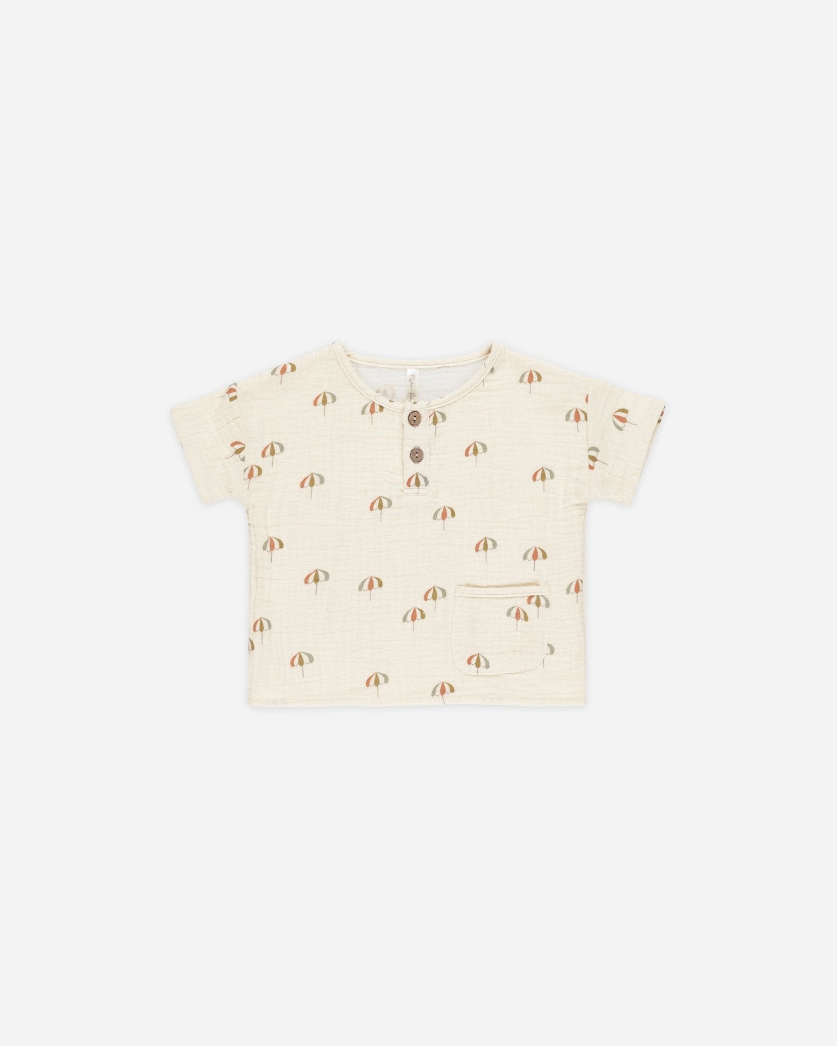Rylee + Cru Woven Henley Tee || Umbrellas Rylee + Cru