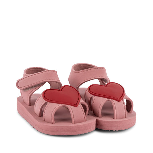 Sable Heart Sandal - Blush Konges Sløjd - enjoykidsus