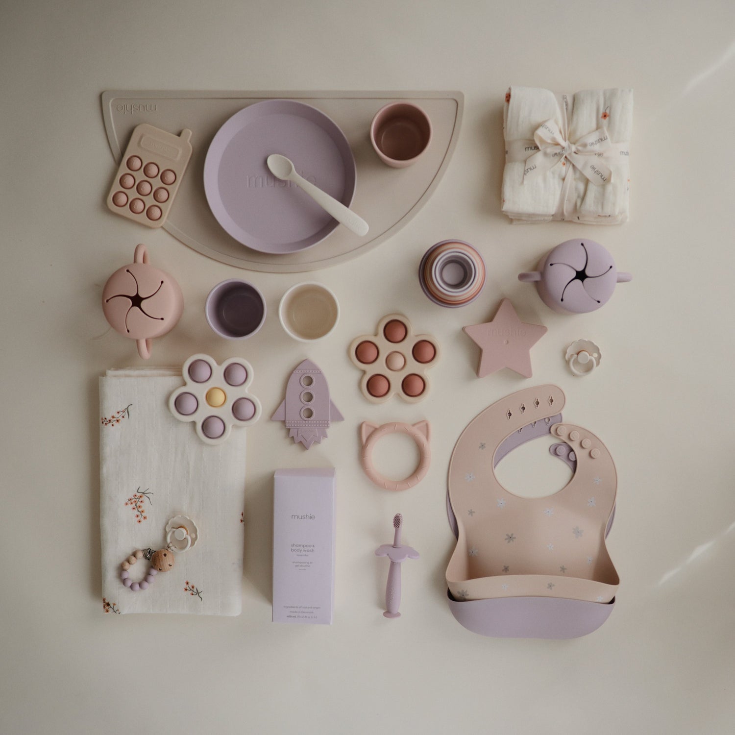 Silicone Baby Bib mushie