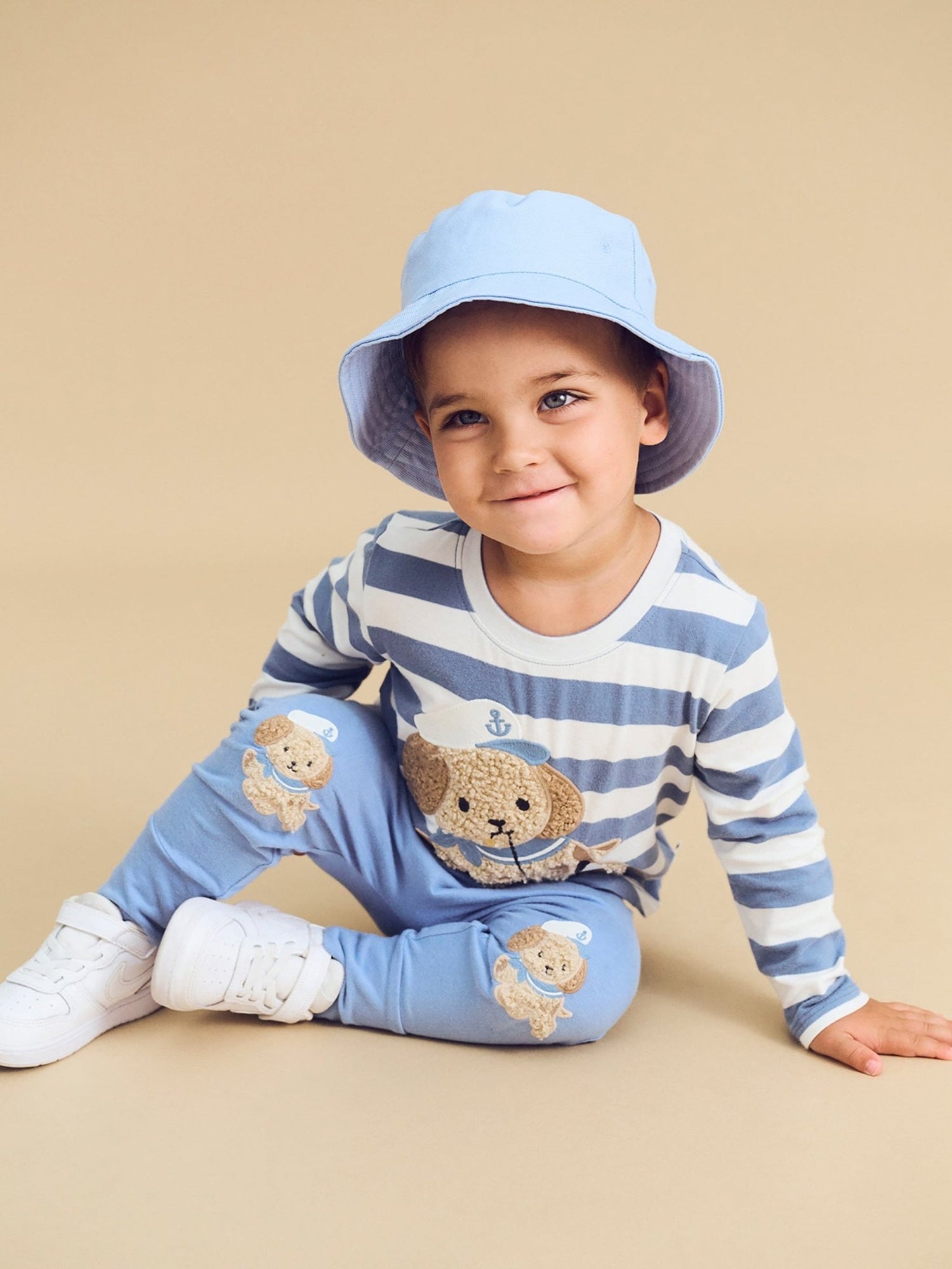 Huxbaby SAILOR PUP DROP CROTCH PANT Huxbaby