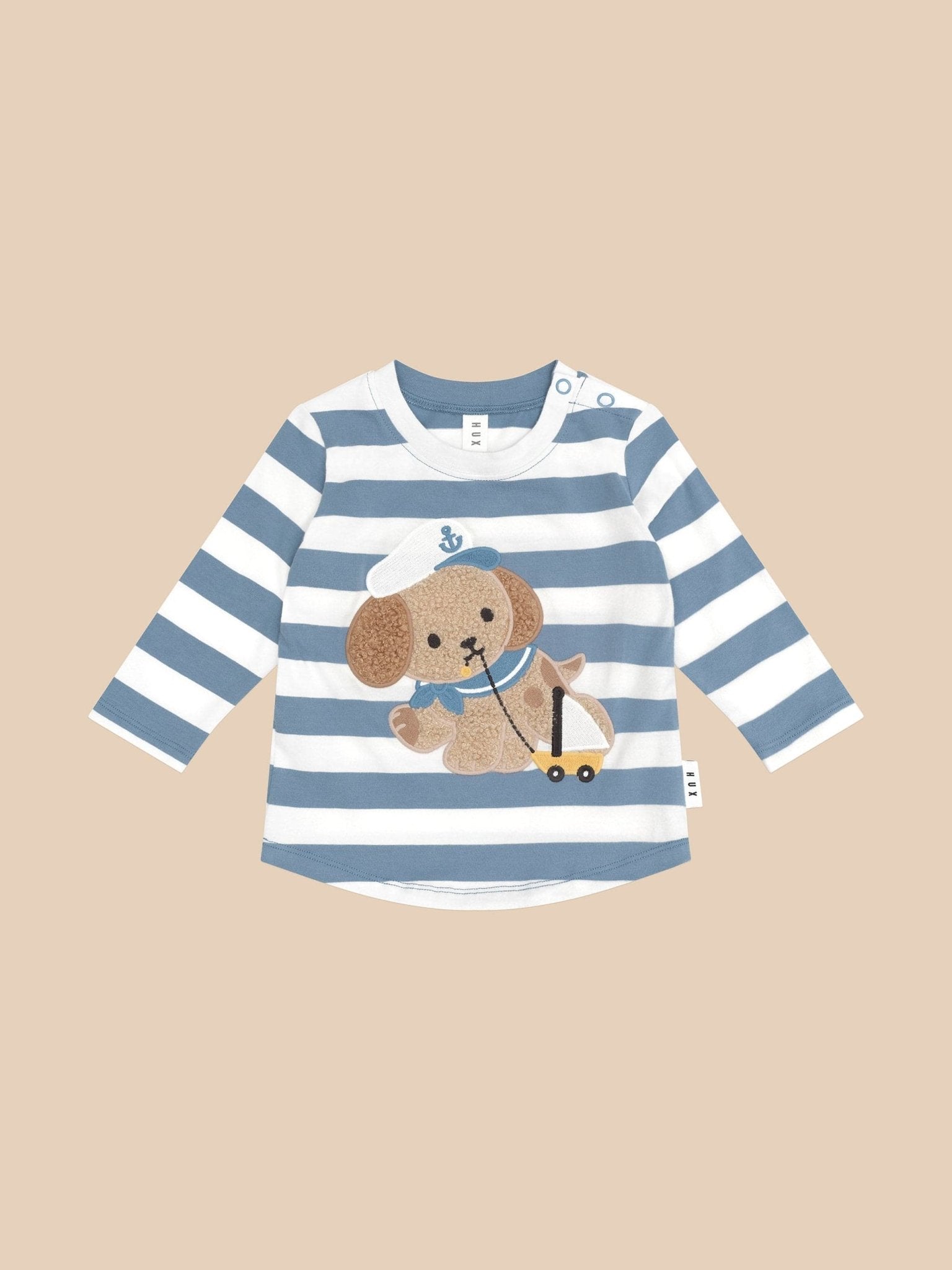 SAILOR PUP STRIPE TOP Huxbaby - enjoykidsus