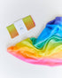 Sarah’s Silks - Enchanted Playsilks - 100% Silk Natural, Waldorf Toys: Rainbow Sarah&