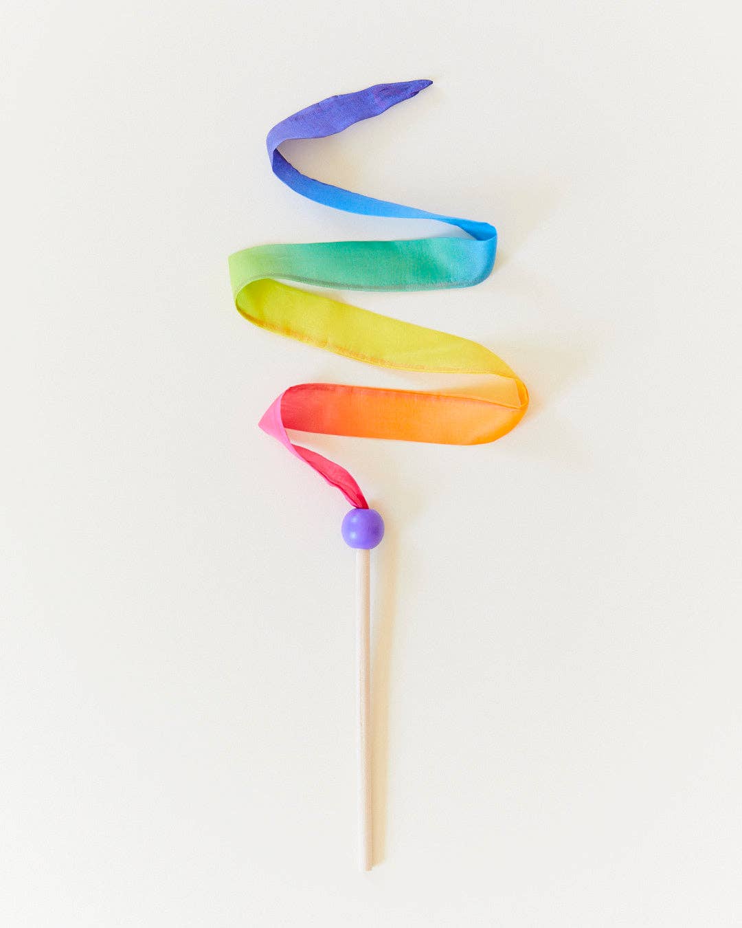 Sarah’s Silks - Mini Rainbow Streamers - Silk & Wood Birthday Wand Sarah's Silks - enjoykidsus