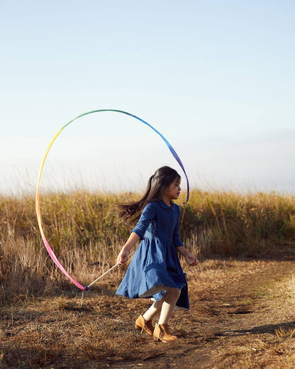 Sarah’s Silks - Rainbow Silk & Wood Streamer - Wand for Pretend Play Sarah's Silks - enjoykidsus