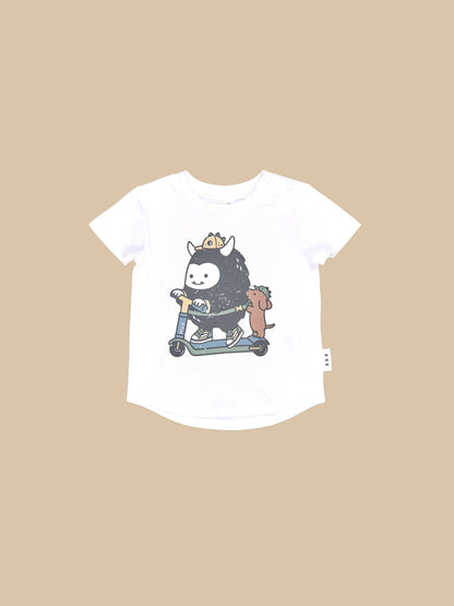 SCOOTER MONSTER T - SHIRT Huxbaby - enjoykidsus