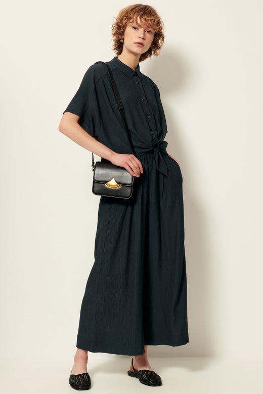 Sessùn Alfassa Knotted Shirt – Smoke Green Sessùn