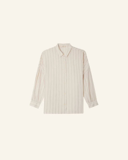 Sessùn Botan Striped Shirt - SandBlack Sessùn
