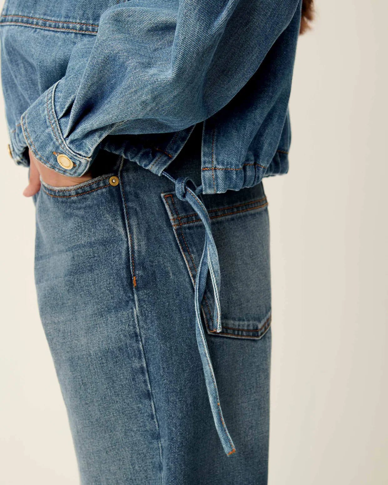 Sessùn Cazanim Denim Jacket – Stonewashed Indigo Sessùn