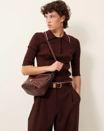 Sessùn Jodi Polo Top –Organic Cotton Knit Polo Sessùn