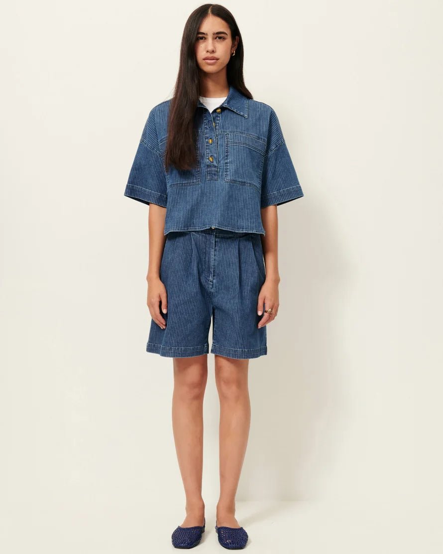 Sessùn Overshirt Newport – Regate Blue