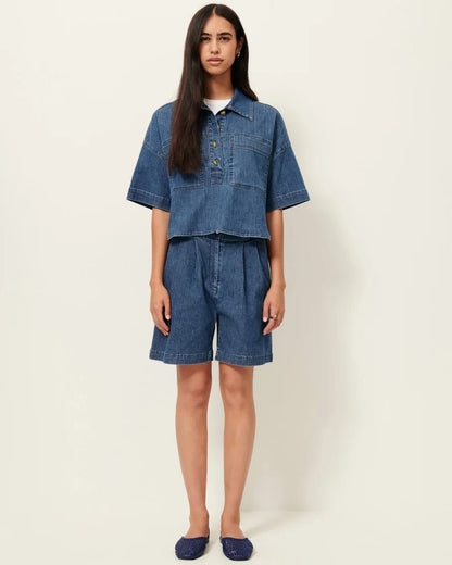 Sessùn Overshirt Newport – Regate Blue
