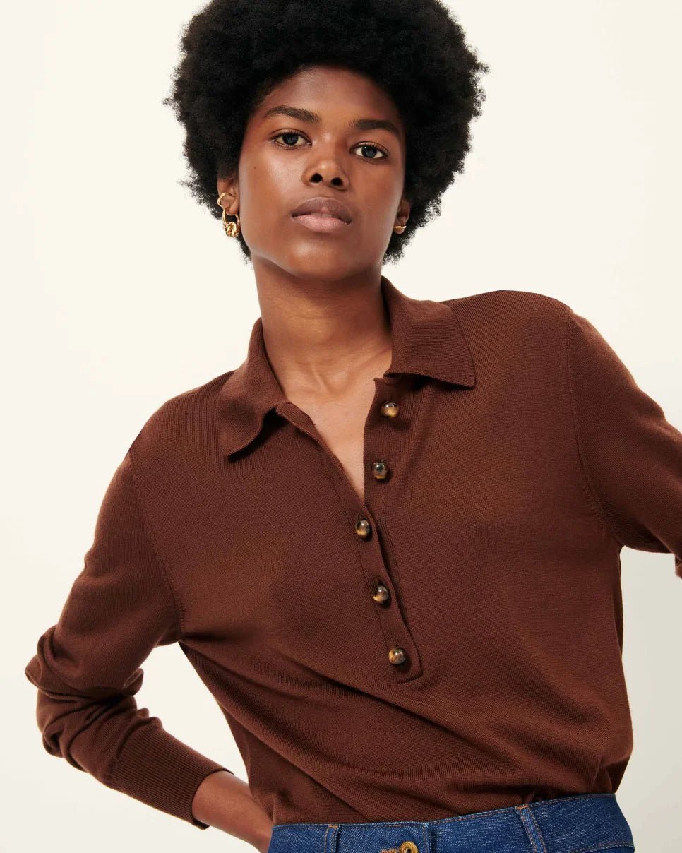 Sessùn Yanaka Merino Wool Polo Sweater Sessùn