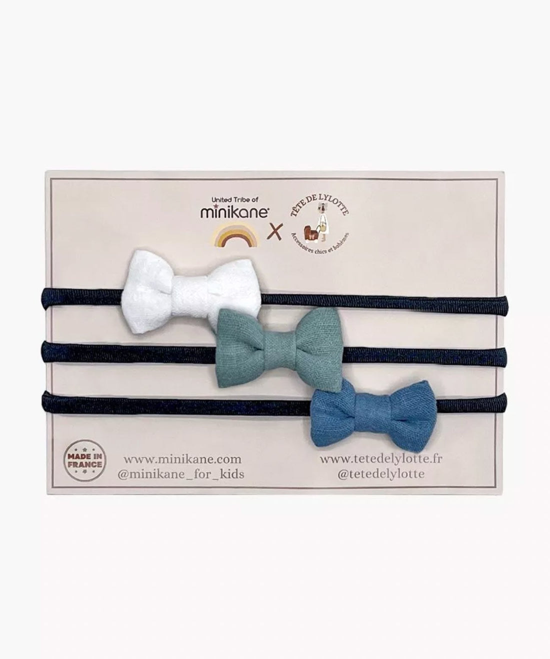 Minikane Set of 3 Brest Headbands Minikane